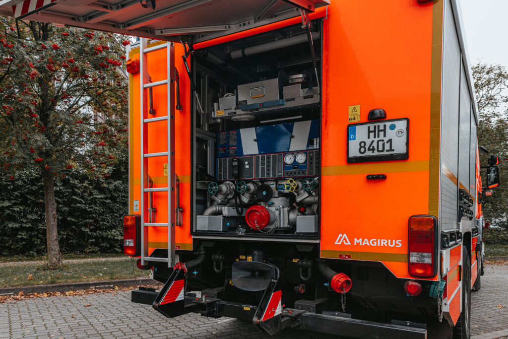 Das HLF 20 von hinten