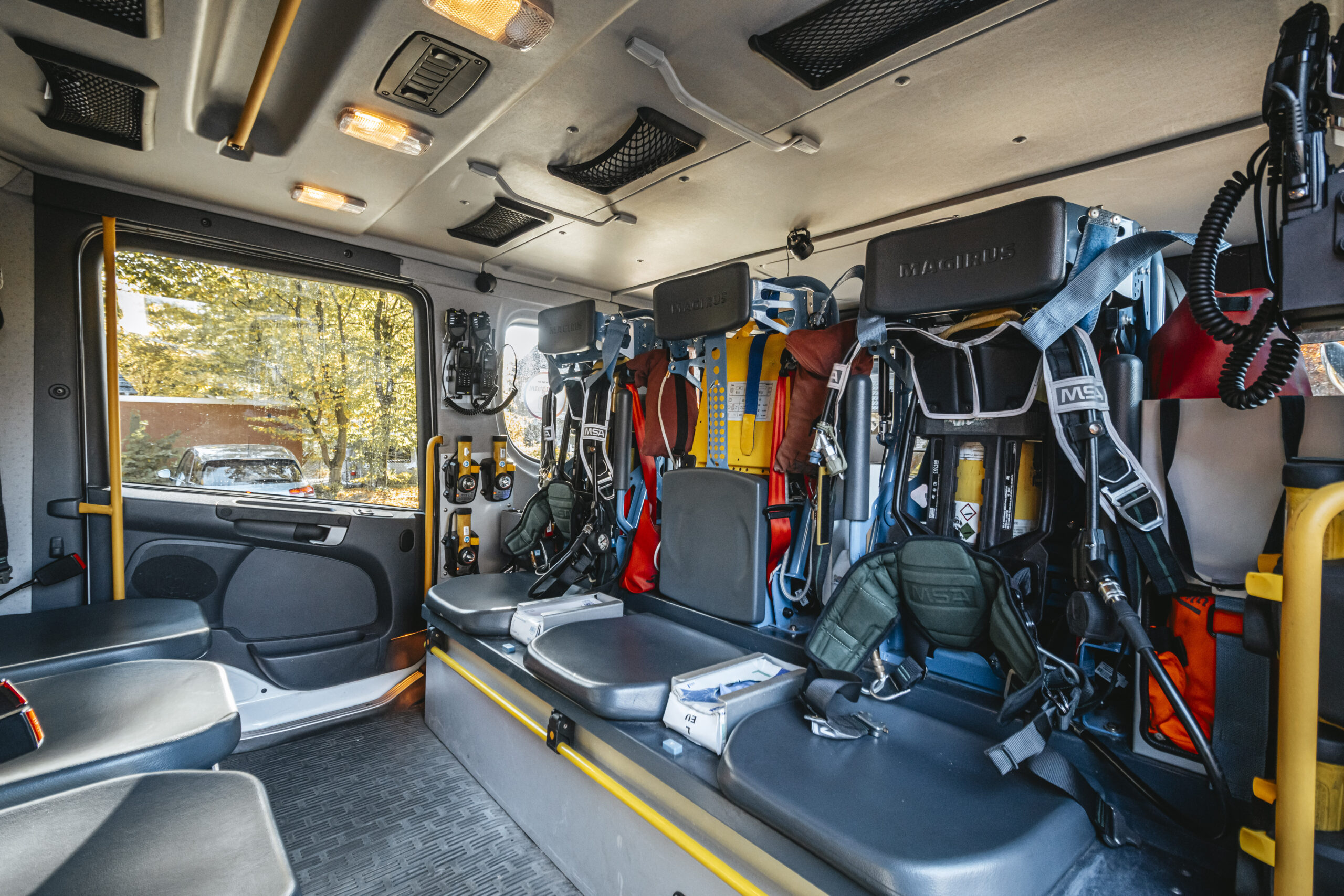 Der Innenraum des HLF 20