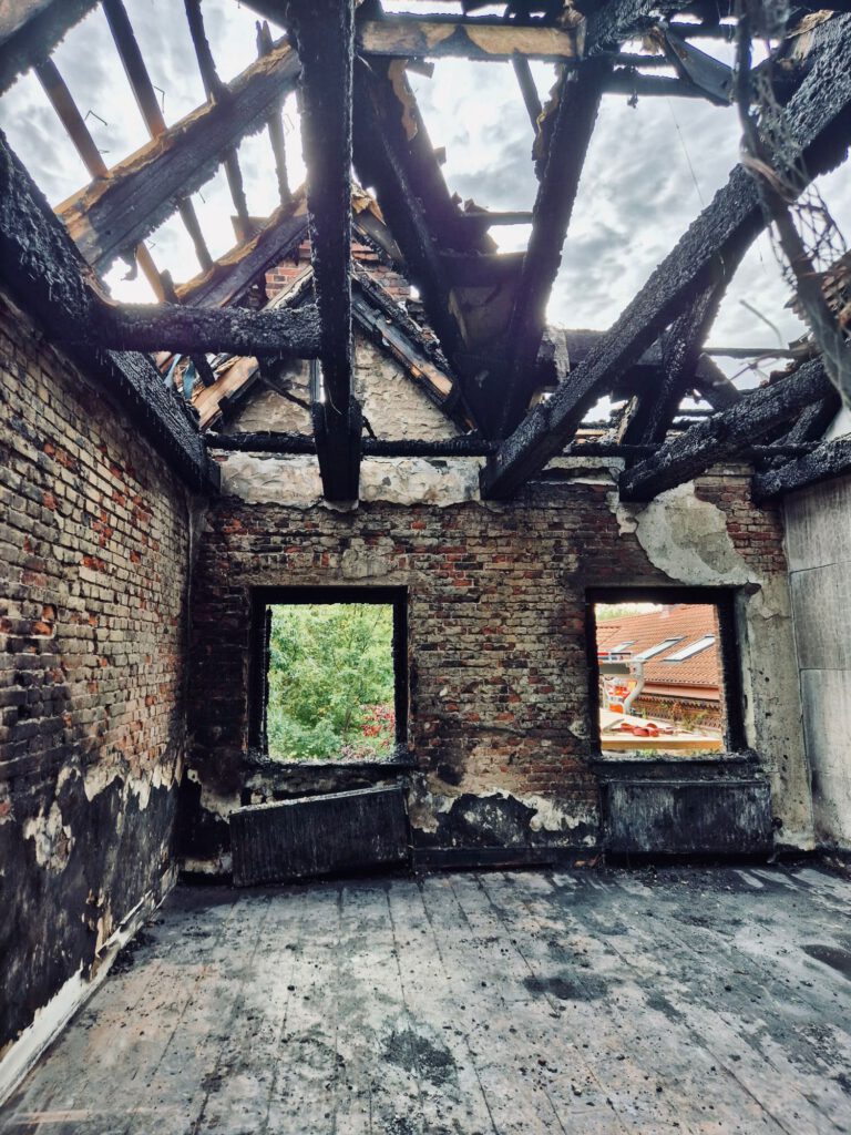 Das Ergebnis nach dem Dachstuhlbrand