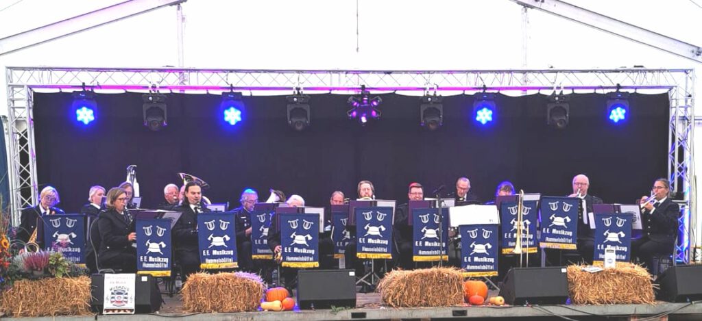 Foto des Musikzug Hummelsbüttel bei einem Auftritt